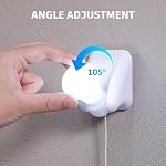 Luxshiny Battery Operated Led Bulb Light with Pull Chain Self Adhesive Wall Mount Night Light for Closet Cabinet Tent and Indoor Lighting - Image 5