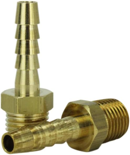 Milton 600-2 1/8 MNPT 1/8 ID Hose End Fitting - Box of 5