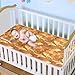 Shark Topaz Orange and Brown Cooling Baby Mattress Protector Crib 28