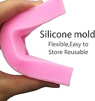 Vista 8 de 12 Cavities Chocolate Candy Molds -Silicone Easter Egg Fondant Mold for Cake Decorate Easter Day Party Supplies Set of 3