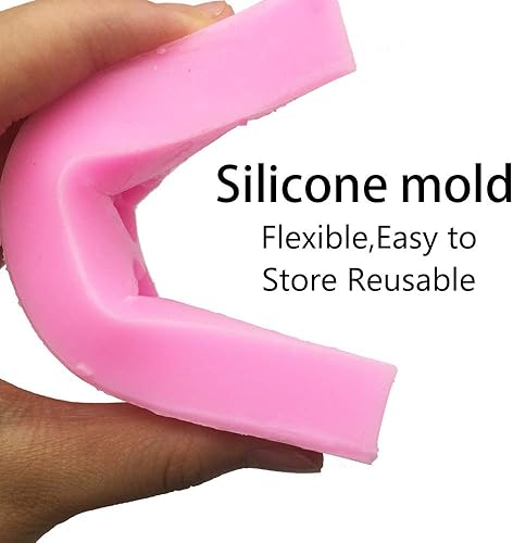 Miniatura 3 de Sexy Lips - Moldes de chocolate para dulces, colección 3D Kiss de silicona, para decoración de tartas de San Valentín, suministros de fiesta de