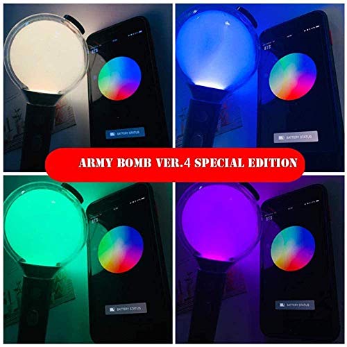Image of BTS Lightstick BTS Army Bomb Lightstick Ver 4 (SE) Map of The Soul 7 Special Edition, Bluetooth APP Adjust Color Concert and Light (Including 7 Cards)