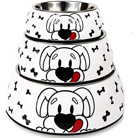 Hund Fressnapf, Katze Futternapf rutschfest | für kleine & mittelgroße Hunde | Futternapf Katze | Hunde-Napf Hund | Katzen-Napf Edelstahl-Napf Cover