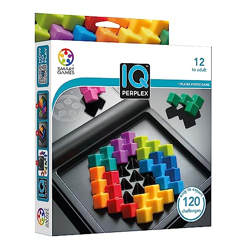 Smart Games IQ Perplex - Juegos De Mesa Adulto 12 Años O Más | Rompecabezas Adultos Y Rompecabezas Niños | Juegos De Viaje | Juegos De Mesa Adultos Divertidos