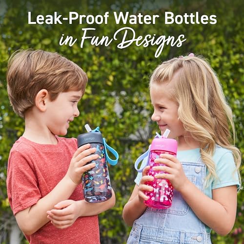 image for Bentgo Kids Water Bottle - Leak-Proof, Durable Tritan, BPA-Free 15 oz.