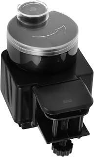 Automatic Fish Feeder for Aquarium Tank Electric Auto Feeder Compatible with Various Fish Foods Tank Timer for Accurate Portion Dispensing Easy Operation for Feeding