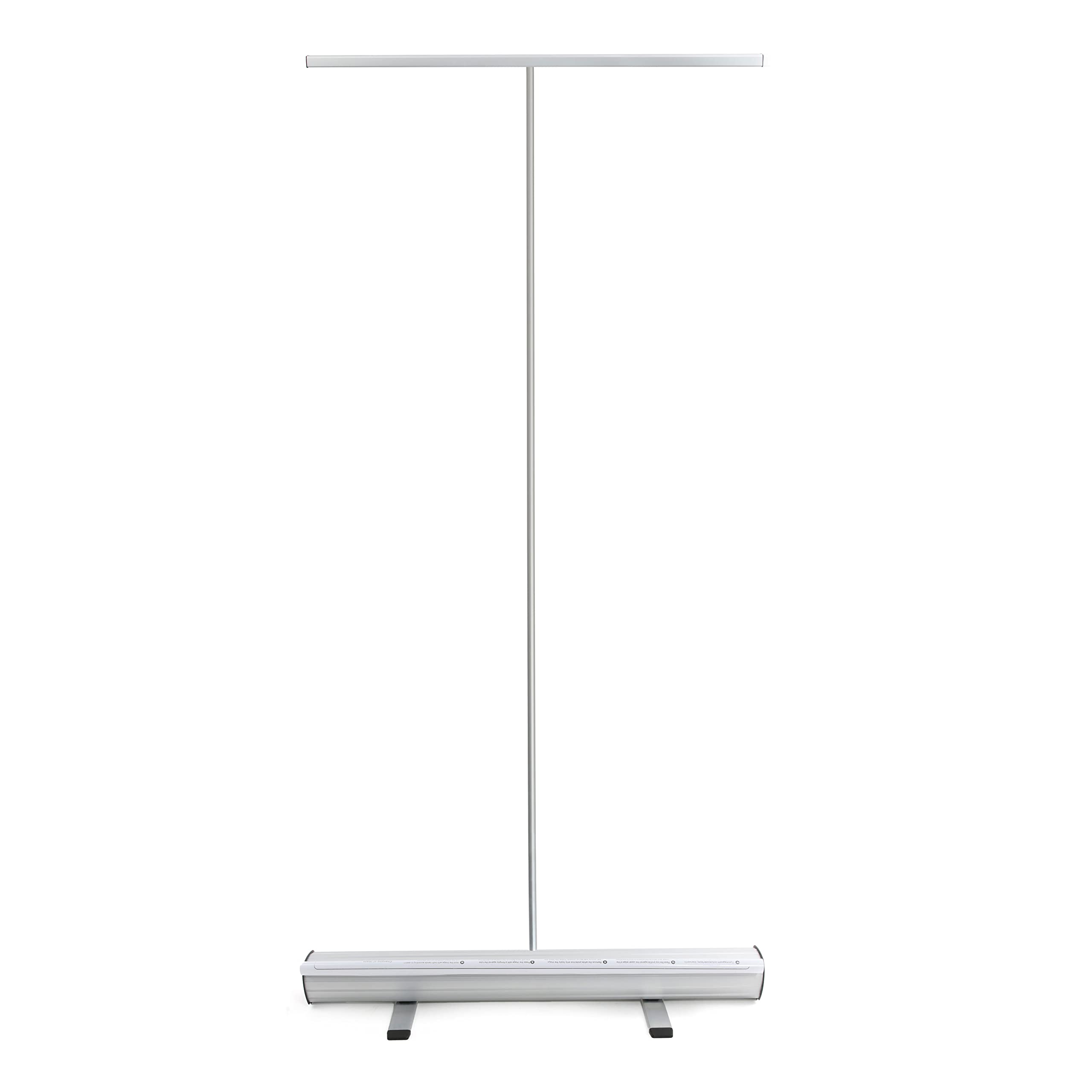Roller Banner - 80cm x 200cm Aluminium Roll-Up Banner Stand with Included Carry Case - Portable Presentation Sign, Poster Display for Exhibitions and Events