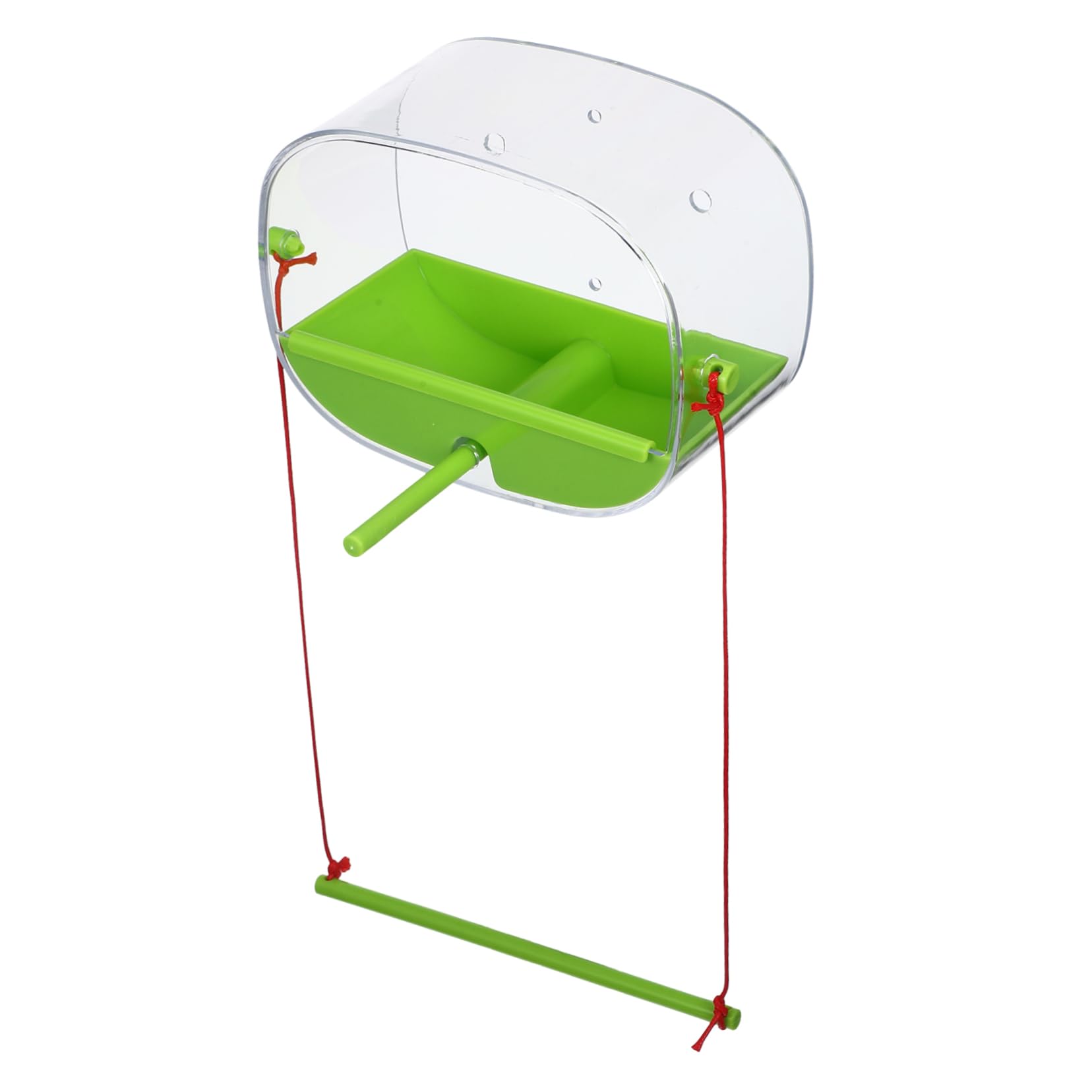 HANABASS 4juegos Alimentador De Pájaros para Ventana con Ventosas Comedero Transparente y Práctico para Periquitos y Canarios Observación De Aves para Familias