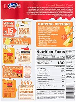 Emmi Fondue Cheese - Fondue Suisse Original (Pack of 4)