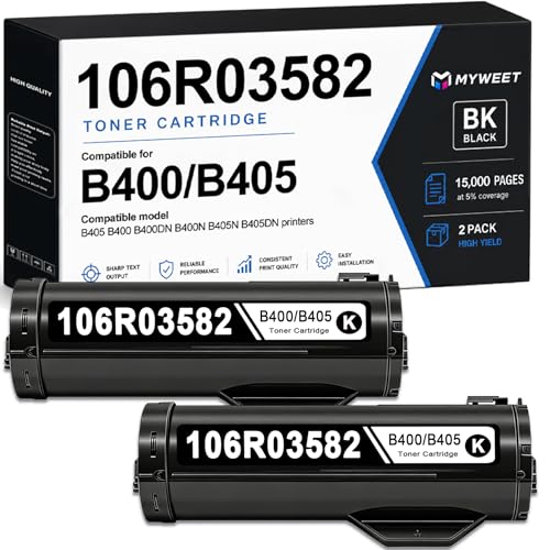 Toner B400 B405 haute capacité pour Xerox 106R03582 afin de stopper les pannes d'encre récurrentes