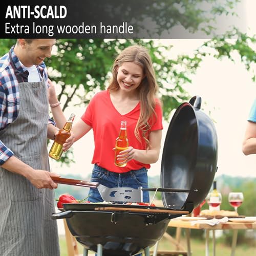 Grillspatel für Grill, 7-in-1-Grillwerkzeug für Grill,Multifunktion Grillwerkzeug, Papa-Geschenke, Geschenke für Männer.