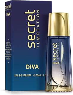 Secret Temptation Diva Luxury Perfume for Women | Long Lasting Smell & Aromatic Woody Fragrance | Eau de Parfum - 50 ml Price In India