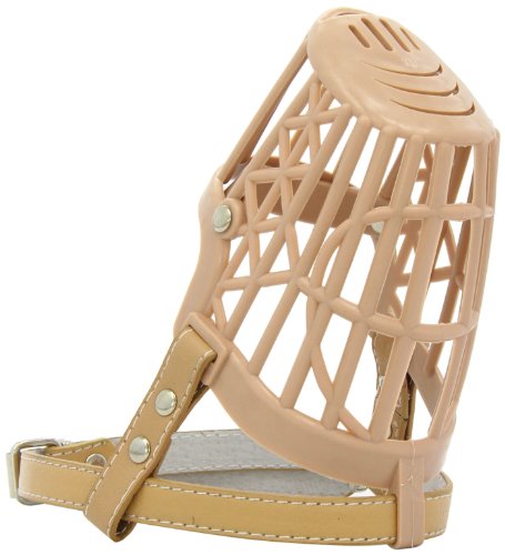 Kerbl Pet Maulkorb Kunststoff Größe 4 U 27cm, Korbtiefe 7cm, braun