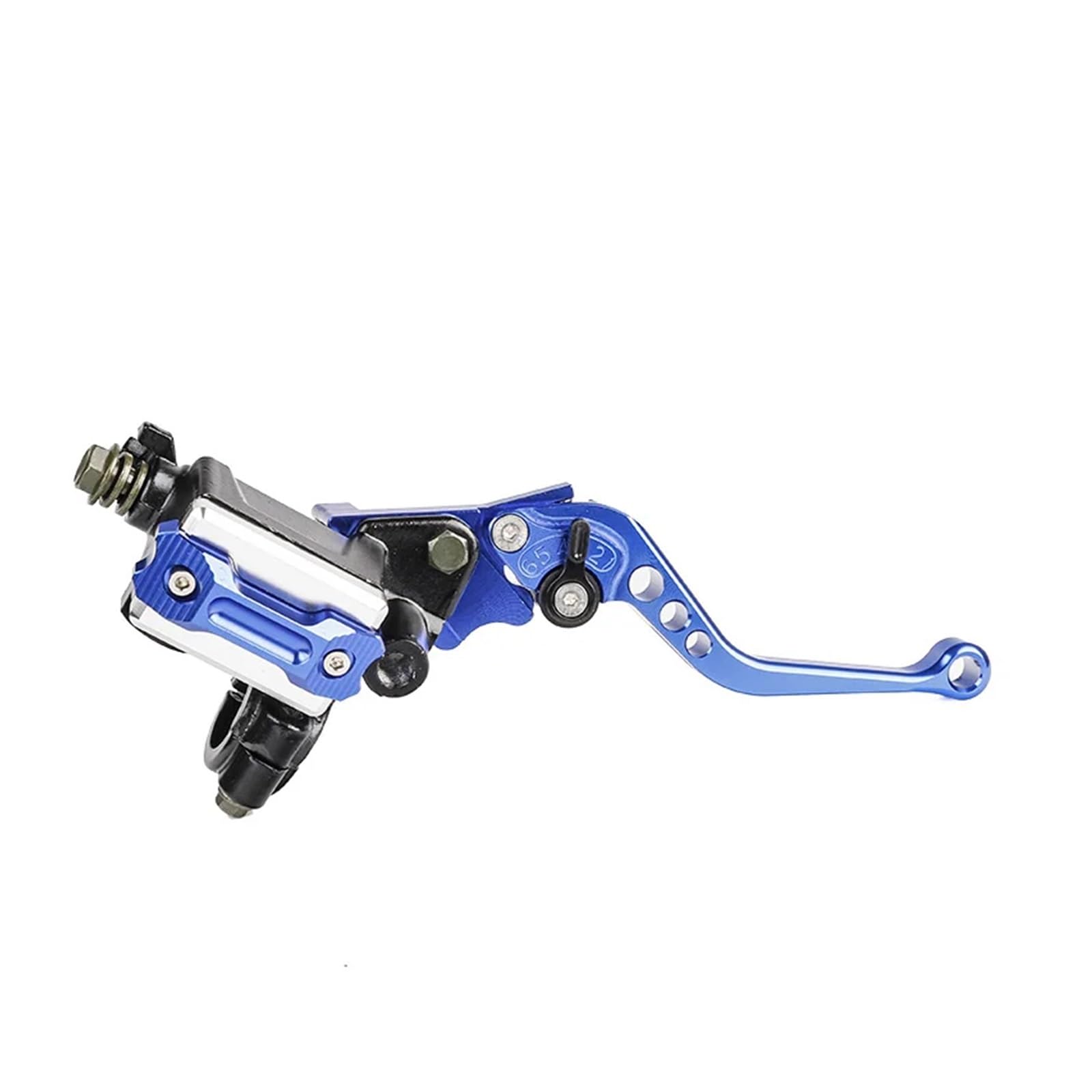 Motorrad-Kupplungshebel Modifizierte obere Pumpe, hydraulische Bremse, Hauptkupplung aus CNC-gefrästem Aluminium, oberer Kupplungshebel(Rot)