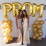 AULE 40 Inch Big Letter Balloon Gold A Large Foil Helium Alphabet Balloons A-Z for Birthday Anniversary Graduation New Year Party Decoration Supplies - Image 4