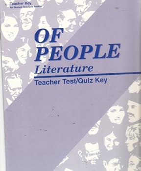 Paperback Of People Literature: Student Test/Quiz Booklet - Teacher Key Book
