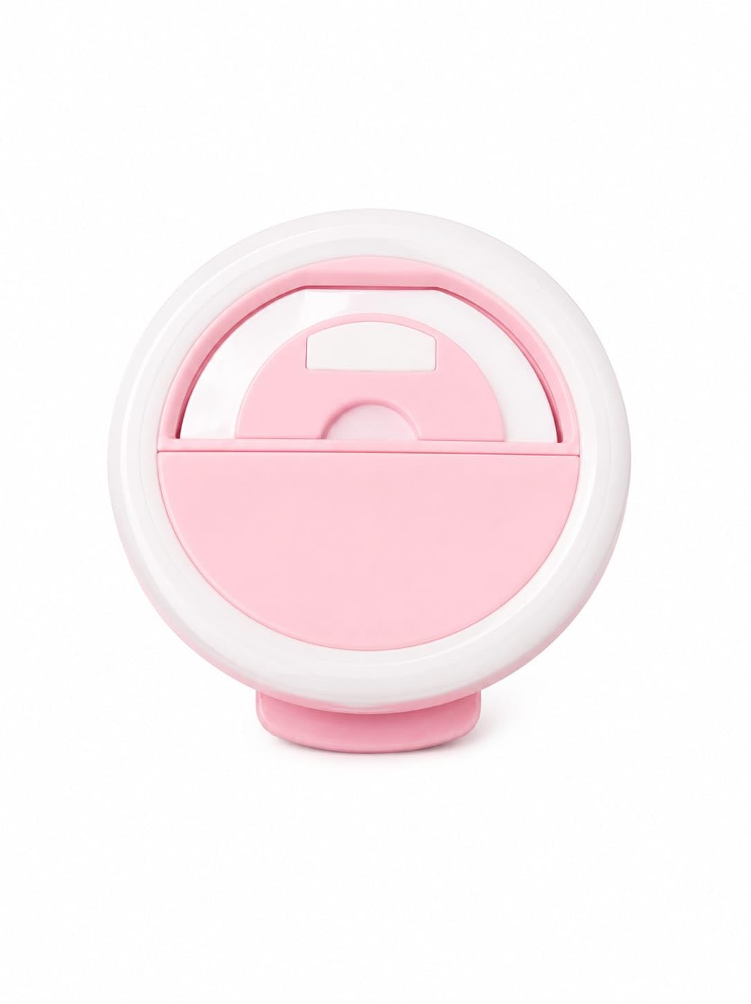 Selfie Ring Light for Smartphone, Pink, Clip-On LED | Portable Design, Phone Clip Mount, Fill Light, USB Rechargeable, Video & Photography-picture-19