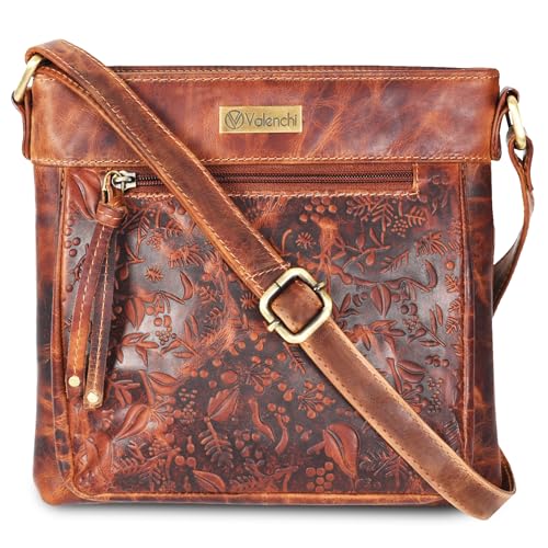 VALENCHI Real Genuine Leather Crossbody