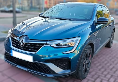 Lot de 4 Autocollants pour emblèmes chromés Avant et arrière – Compatible Arkana 2021-2024 – Restyling Automobile