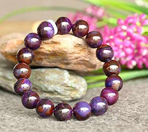 Sugilite bracelet en perles 11.2mm extensible pour l'harmonie intérieure