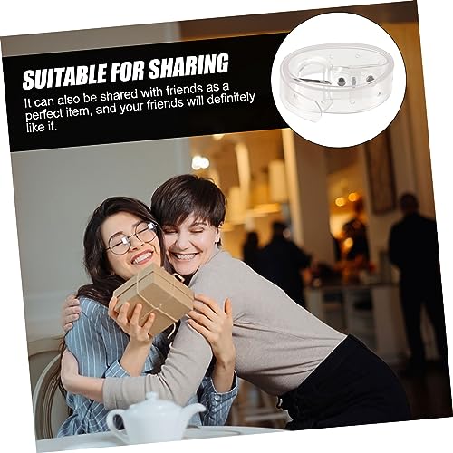 Chic Transparent Waist Belt for Women PVC Acrylic D Ring Buckle Casual Dress Accessory for Skirts Pants4