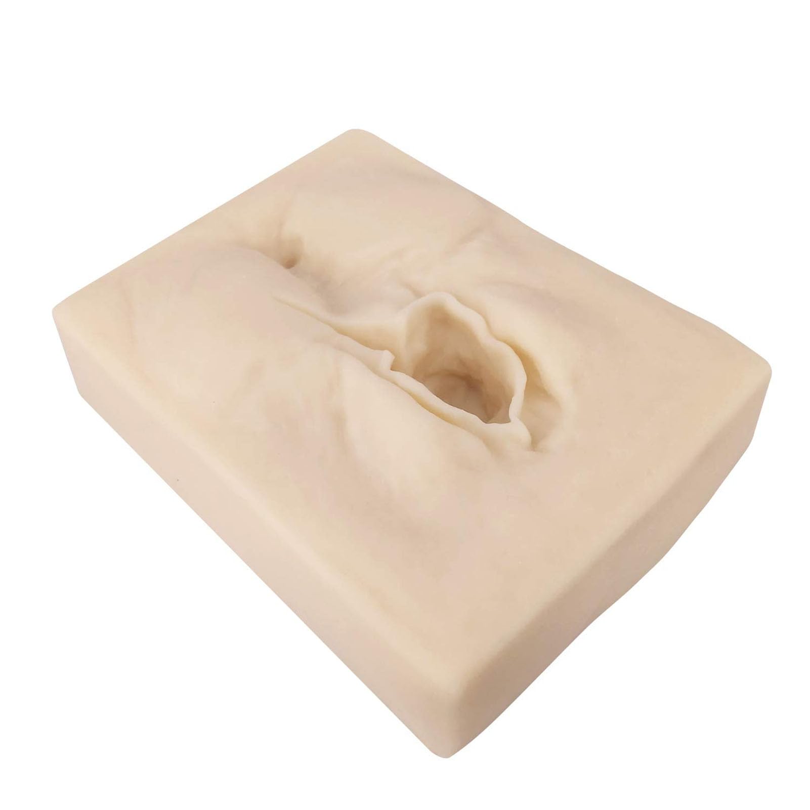 Genérico Modelo de práctica de sutura perineal con incisión de vulva femenina, simulador de sutura de laceración/episiotomía para enseñanza de ginecología, reutilizable,Left cut