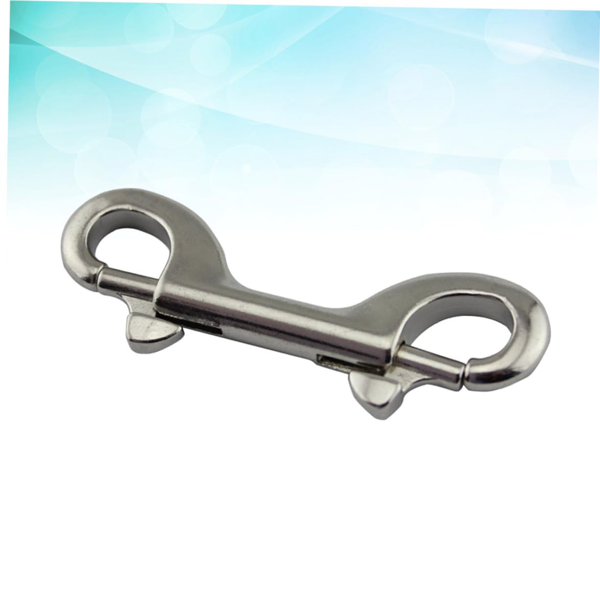 BESPORTBLE Stainless Steel Diving Carabiner Clip Double Ended Spring Buckle for Outdoor Activities Durable and Compact Quick Release Hook for Scuba Diving and Climbing
