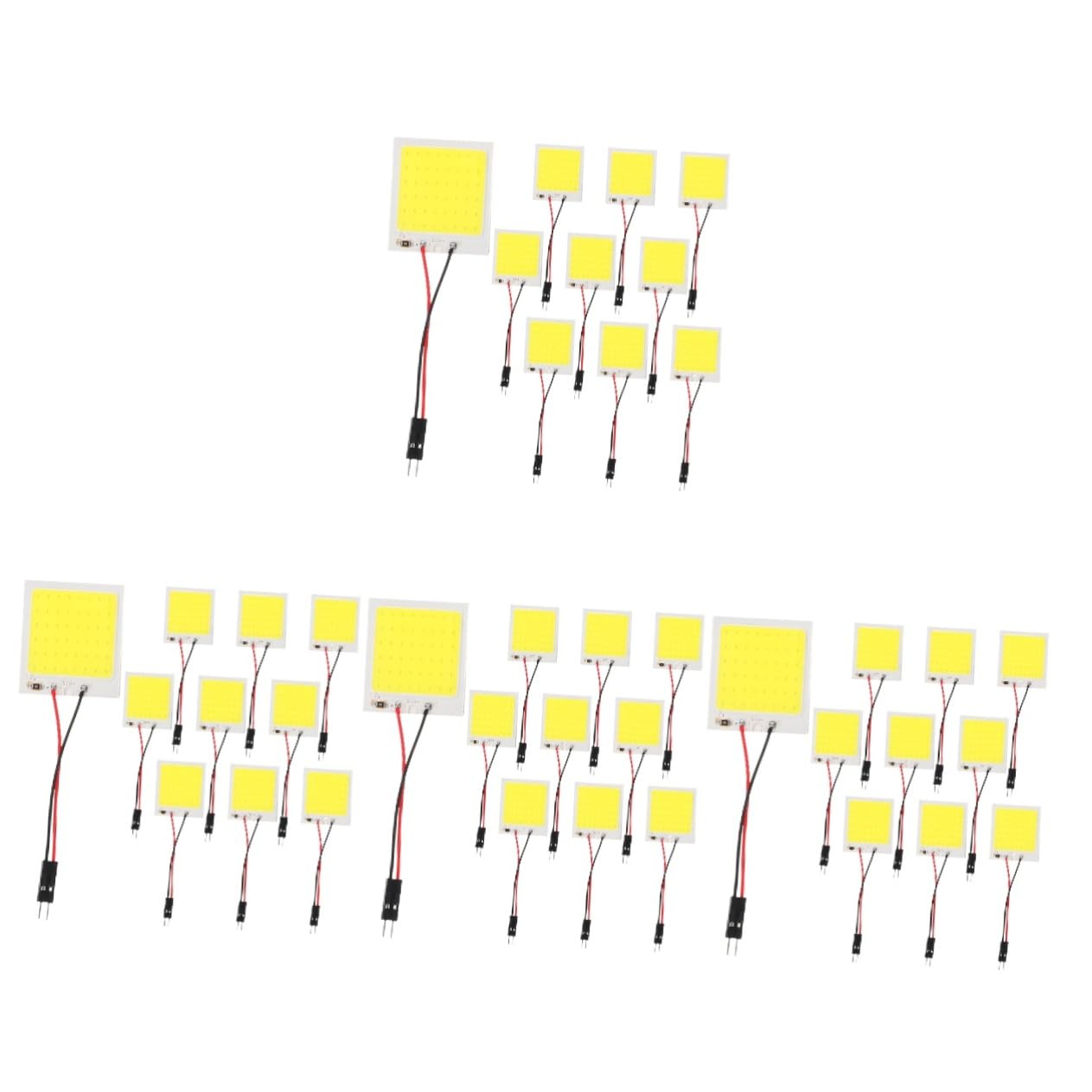 Alipis Luz Led De Panel Para Coche De Luz Interior De Lectura Con Led Iluminación De Techo Y Cúpula Instalación Y Duradera Para Vehículos Y Automóviles 10 Piezas*4