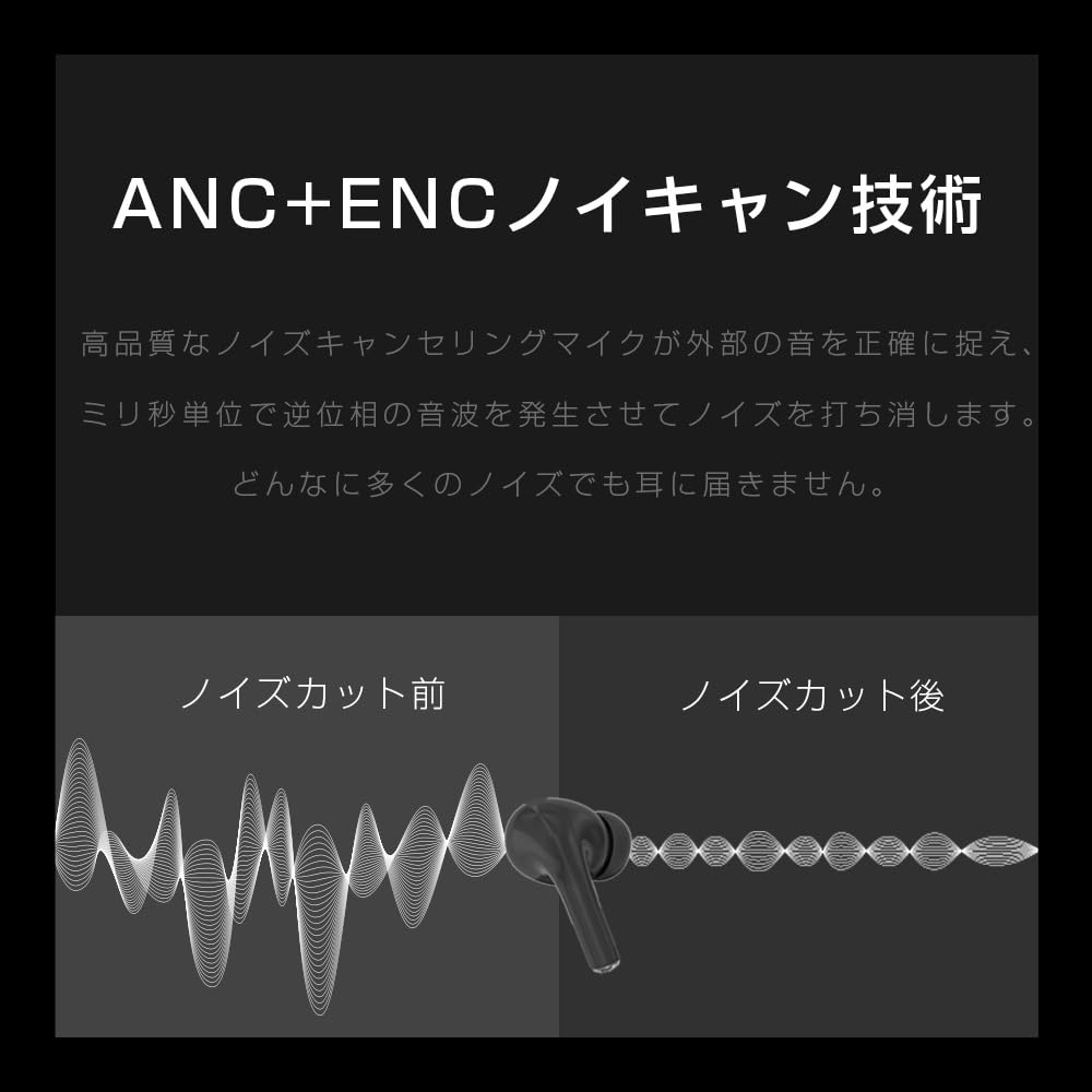Amazon.co.jp: ワイヤレスイヤホン カナル型 【2026年】 Bluetooth 5.4