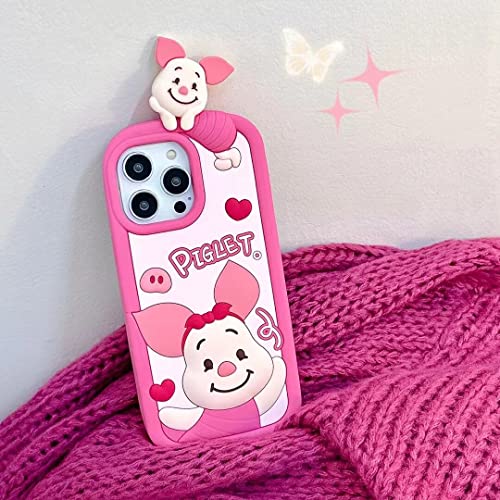 Ifilove For Iphone 11 Piglet Case, 3D Girls Boys Kids Women Cute Cartoon Pig Soft Silicone Rubber Shockproof Doll Case Cover For Iphone 11 #TOP5