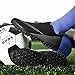 HaloTeam Men's Soccer Shoes Cleats Professional High-Top Breathable Athletic Football Boots for Outdoor Indoor TF/AG,R2050 Black,6.5 US