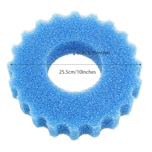 Esponja de filtro de estanque, filtro de espuma bioquímica de alta eficiencia para esponjas SunSun CPF/CPA-5000, espuma de filtro de estanque fácil de reemplazar