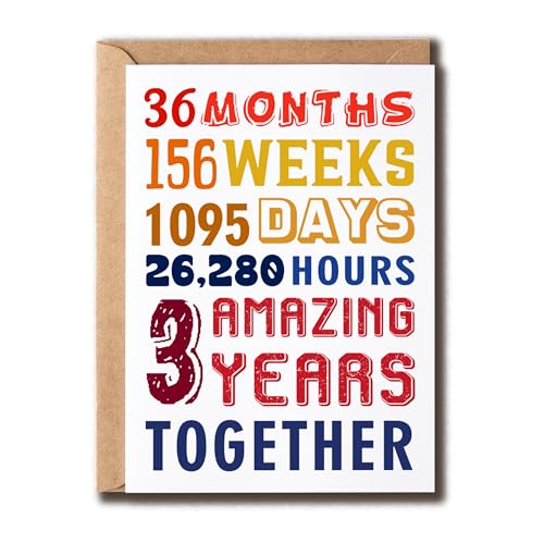 NKPDesigns 3 Amazing Years TogetherJ[h - Happy 3Rd Anniversary - ʔÖA - ̂jJ[h - p[gi[ւ̃Mtg - Jbv