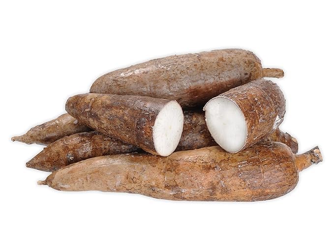 Fresh Yuca Root Cassava Manioc Mandioca produce -Fresh Whole. 5 Pounds