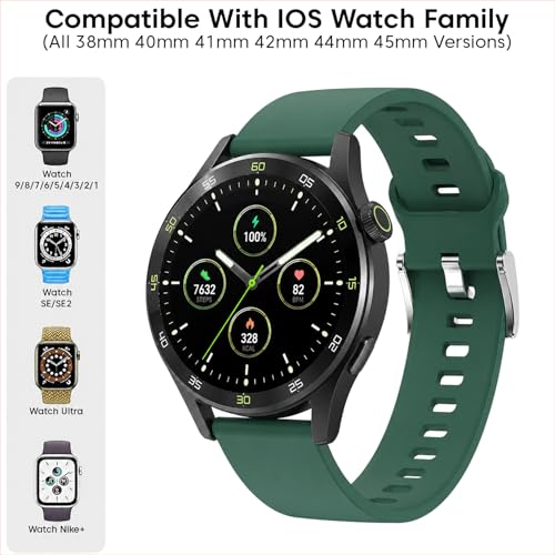 Image of Sounce USB 3.0 Magnetic Smart Watch Charger Cable 3FT | Fast Wireless Charging Dock Cord | Compatible with Watch Series Ultra 2 /Ultra, 9 /8 /7 /6 /5 /4 /3 /2 /1 & SE /SE2 | Compact & Portable - White