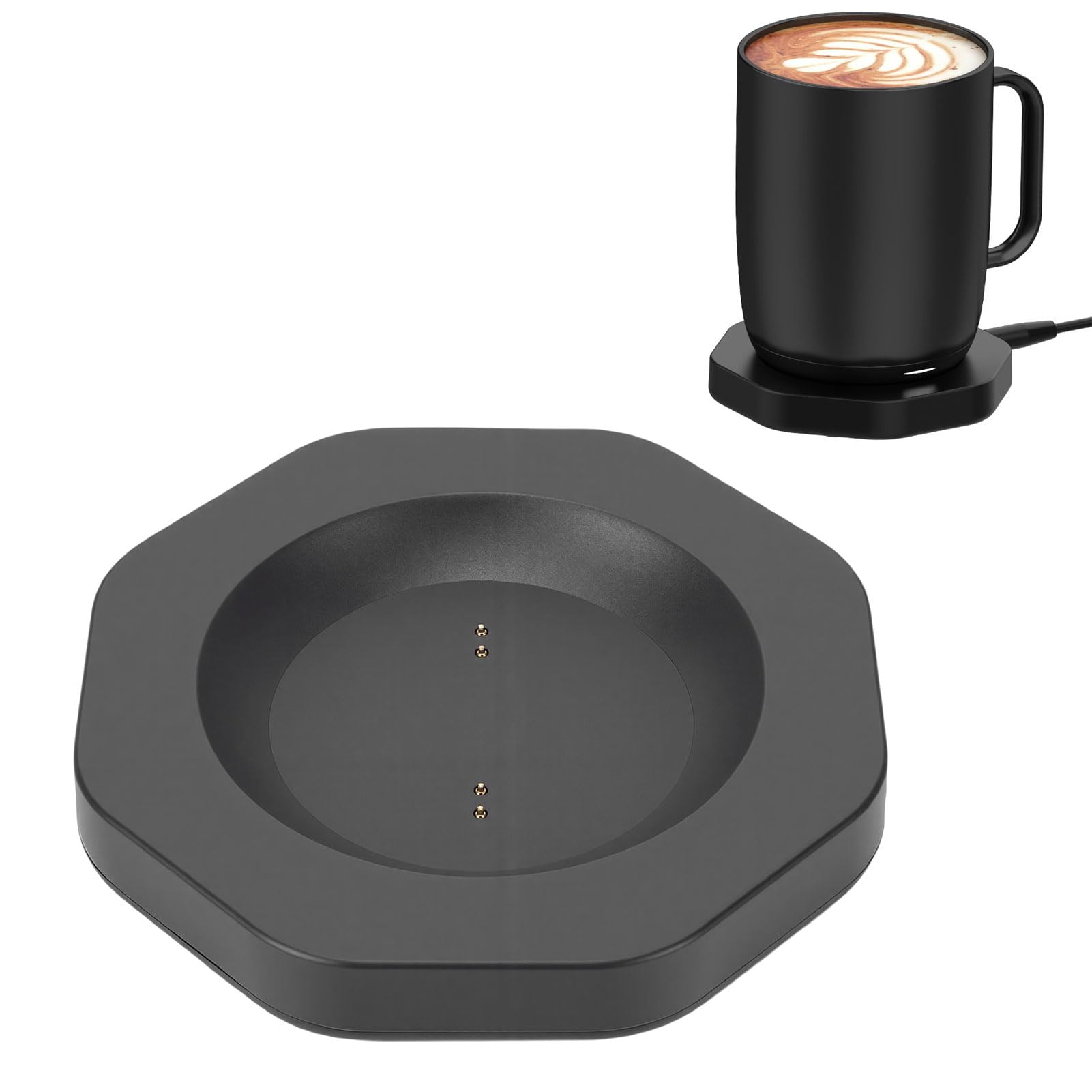 Dessous de verre de chargement 2 pour savourer un café chaud au bureau