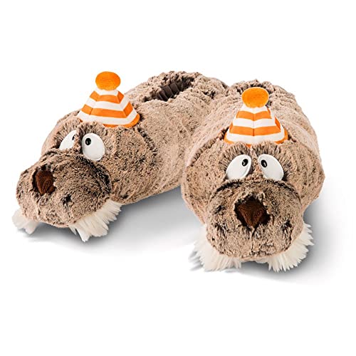 Pantoufles douillettes NICI morse Walbo Wabbel chausson peluche 38-41