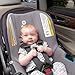 Diono LiteClik30 XT SafePlus Infant Car Seat and Base, Rear-Facing for Infants 4-30lbs, SafePlus Engineering, with Infant Insert, UPF 50+ Sunshade (Gray Glacier Frost)