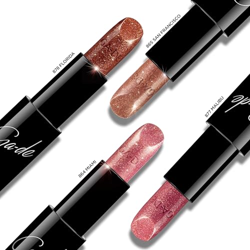 Image of GA-DE Selfie Full Color Lipstick, 864 - Long Lasting High Pigment Lipstick with Argan Oil - Creamy Radiant Shine and Hydrating Benefits - 0.14 oz