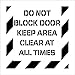 PMS235 Polyethlyene 060 (Stencils) National Marker Do Not Block Door Plant Marking Stencil