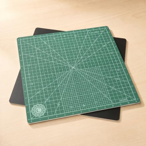 Image of Calibre Art Rotating Self Healing Cutting Mat 14x14 (13 inch Grid), Perfect for Quilting & Art Projects