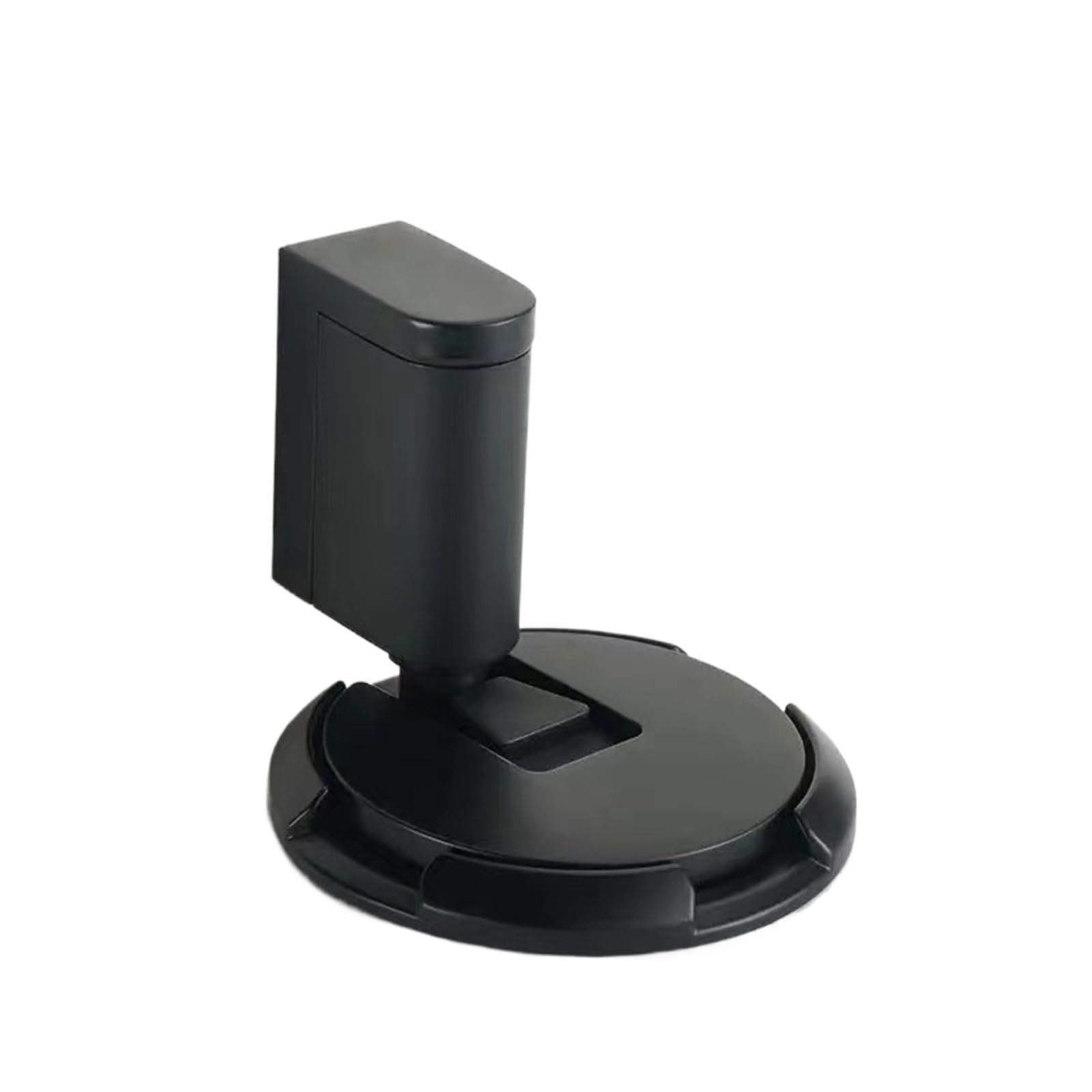 Kdhcvkz Black 1Pcs Windproof Door Stopper Indoor Heavy Duty Floor Mechanical No Drilling Door Stopper With Screws(Black)
