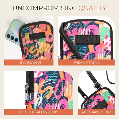Image of HAMELIN Small Crossbody Mobile Sling Bag for Women |Stylish Phone Pouch with Adjustable Strap |Mobile Purse|Versatile Cell Phone Pouch for Girls | Ideal Gift For Woman