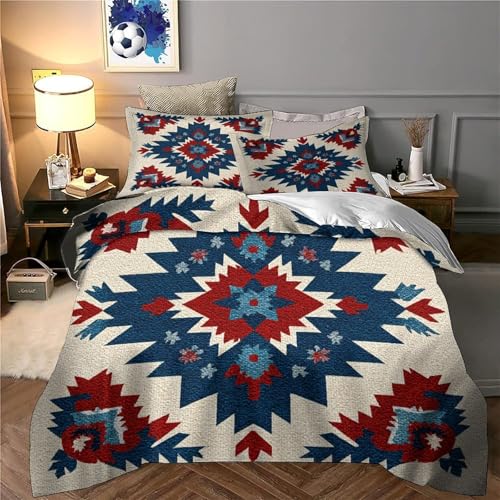 Housse de couette Native American 3D 135x200 microfibre