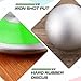 VercanMonth 2 Pcs Throwing Discus and Iron Shot Put Ball Set 1 kg Training Discus 8 lb Shot Put Track and Field Training Equipment for Boys Girls Beginners School Throwers Outdoor Practice (Green)