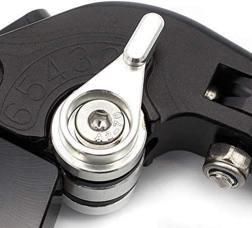 Miniatura 5 de FXCNC Palancas de embrague de freno plegables extensibles para VERSYS 1000 2012-2014, ZX636R ZX6RR ZX6RR 2000-2004, ZX10R 2004-2005, ZX9R 00-03,
