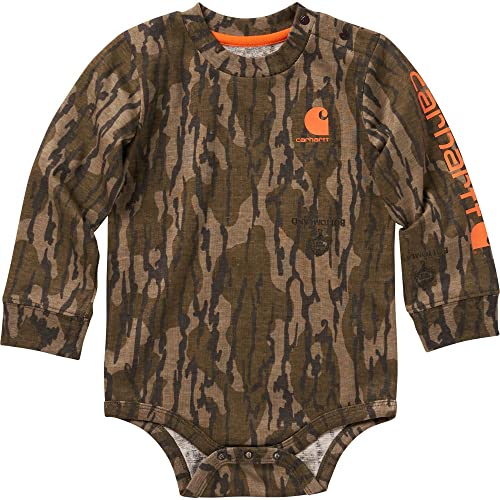Image of Carhartt baby-boys Knit Long Sleeve Crewneck Bodysuit