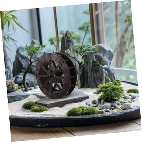 Roue à eau rotative décoration élégante fontaine de table - 6
