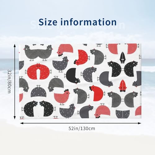 Serviette bain microfibre douce finis les frissons douche - 4