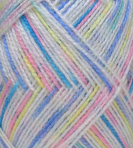 Image of Ganga G-Ball Blue Lily (400 gm) Wool Ball Hand Knitting Wool /Art Craft Soft Fingering Crochet Hook Yarn, Needle Knitting Yarn Thread Dyed RC